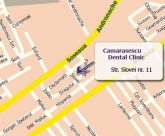 Imagine harta Camarasescu Dental Clinic