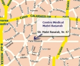 Imagine harta Centrul Medical Matei Basarab