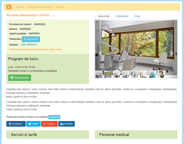 exemplu pachet business