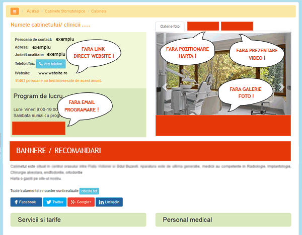 exemplu pachet gratuit