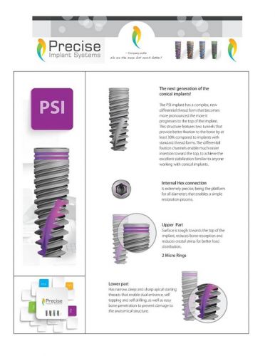 Precise Implant Systems Implant Dentar poza 4