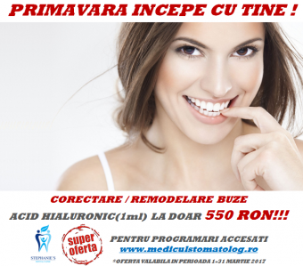 Imagine Oferta corectare/remodelare buze 550 lei