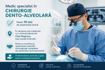 Imagine Colaborare medic specialist chirurgie dento-alveolară 