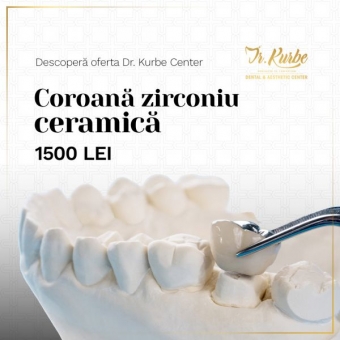 Imagine Coroana dentara zirconiu ceramica