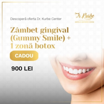 Imagine Zambet gingival + zona botox cadou