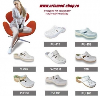 Saboti medicali Leon cu insertie de gel