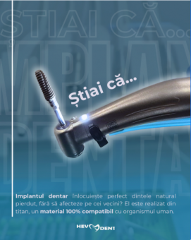 Implant dentar Hevadent