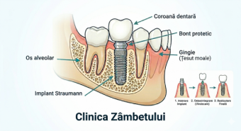 Procedura inserare implant