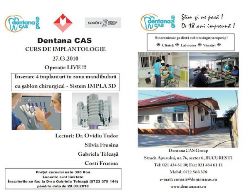Imagine Curs implantologie