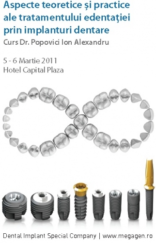Imagine Aspecte teoretice si practice ale tratamentului edentatiei prin implanturi dentare