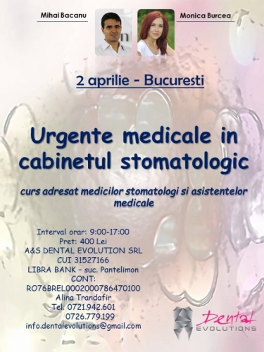 Imagine Urgente medicale in cabinetul stomatologic