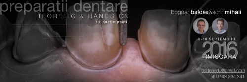 Imagine PREPARATII DENTARE Teoretic  & Hands On